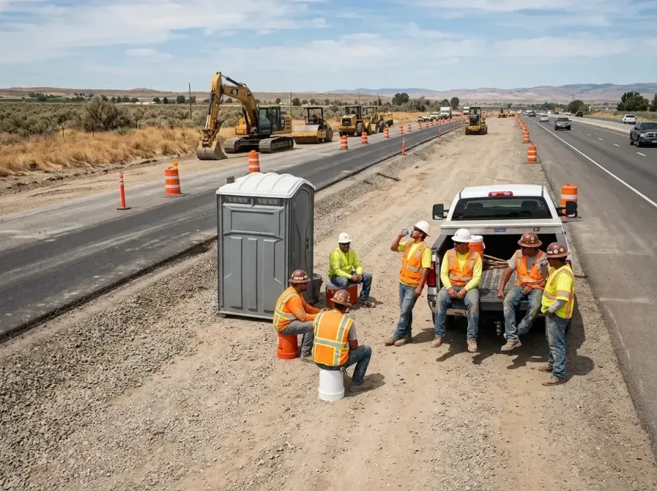 highway-road-construction-crew-007 — frequently asked questions, Porta Potty and Restroom Rentals in Highland Springs, VA